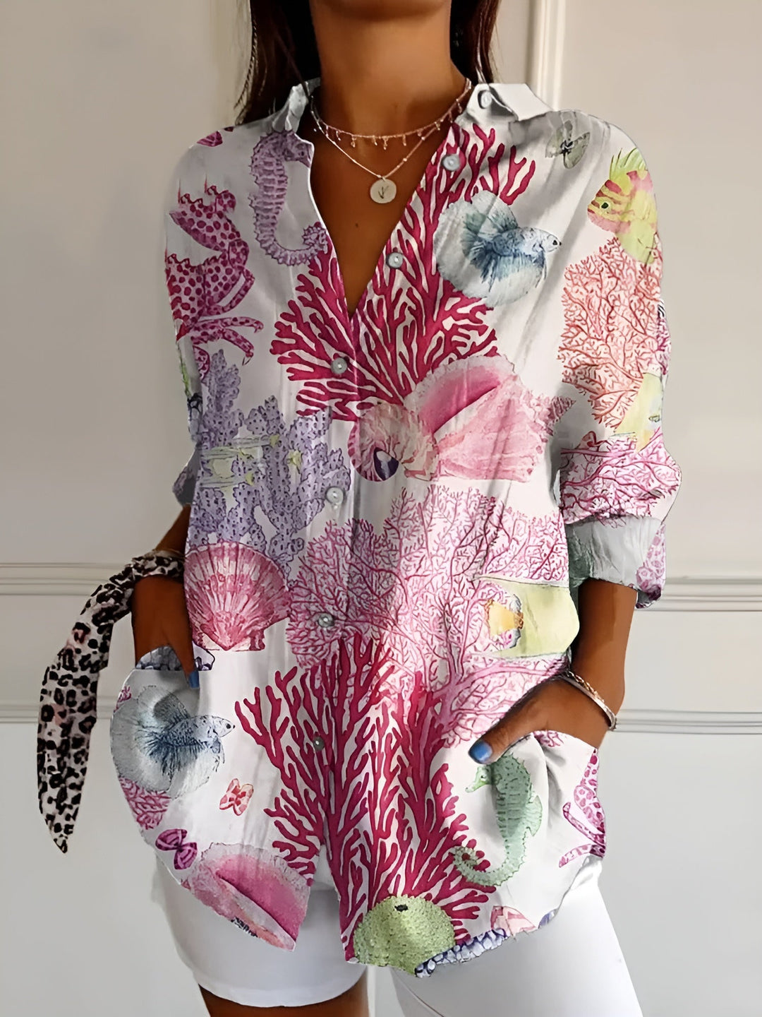 Frieda™ - Women's Printed blouse