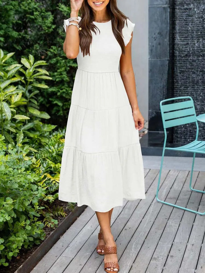 Zelina™ - Casual Summer Pleated Swing Dress